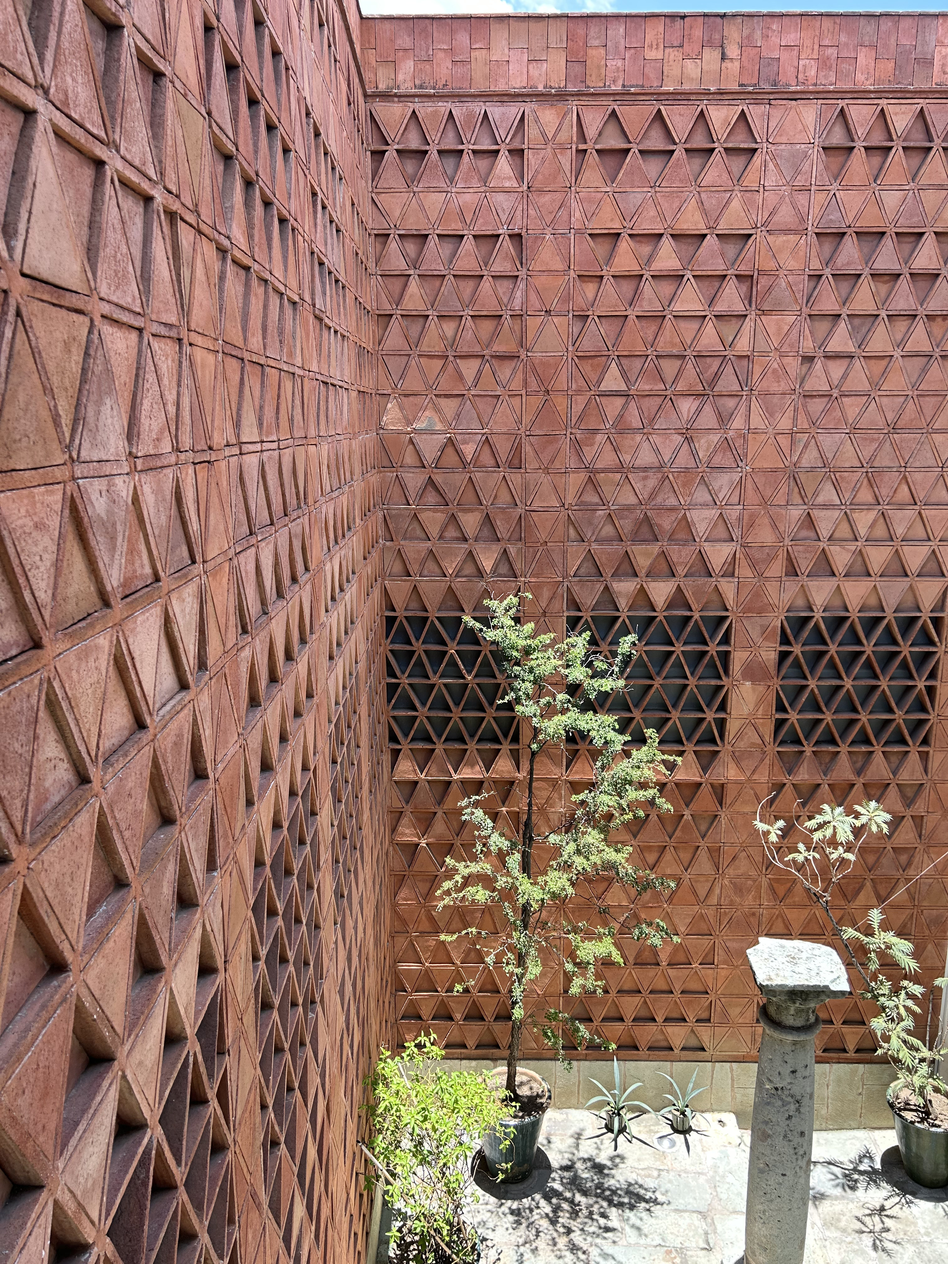 wall of bricks from Oaxaca