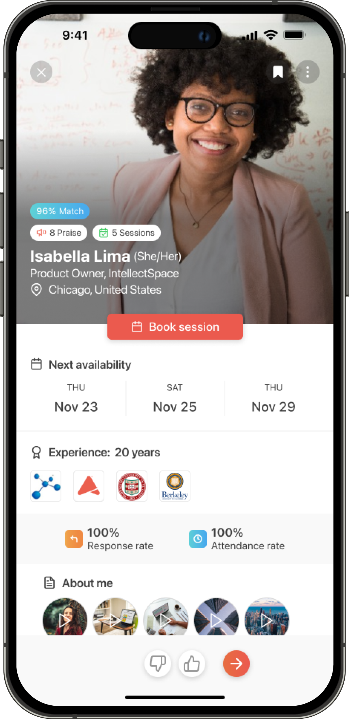 mentor match profile